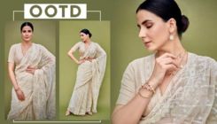 Kirti Kulhari sets fashion goals in her serene white saree look -view pics