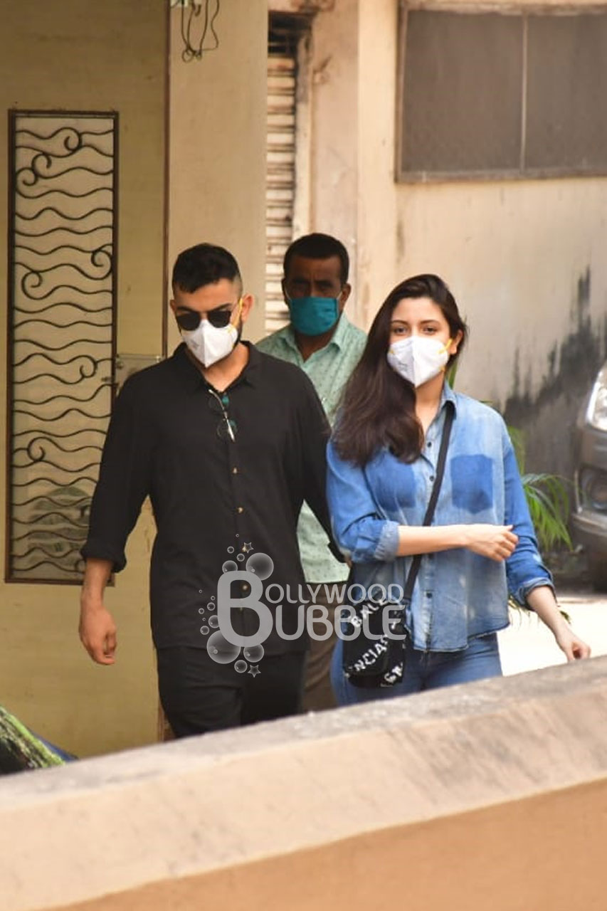 Anushka Sharma and Virat Kohli spotted post their daughter's birth