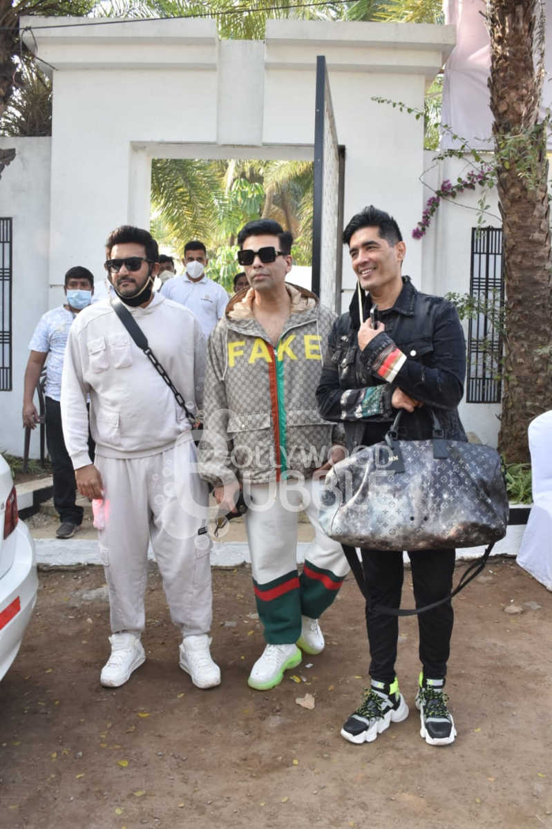 Karan Johar, Shashank Khaitan, Manish Malhotra