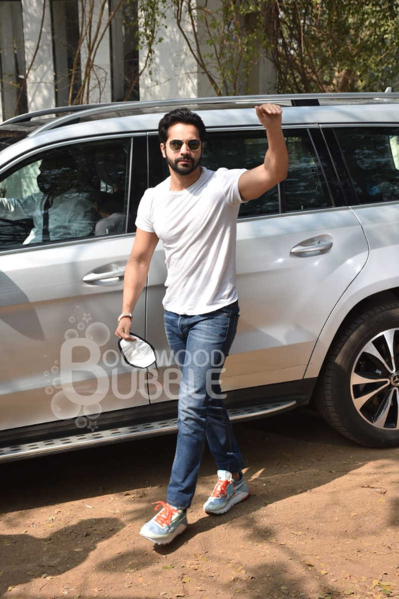 Varun Dhawan arrives at wedding venue