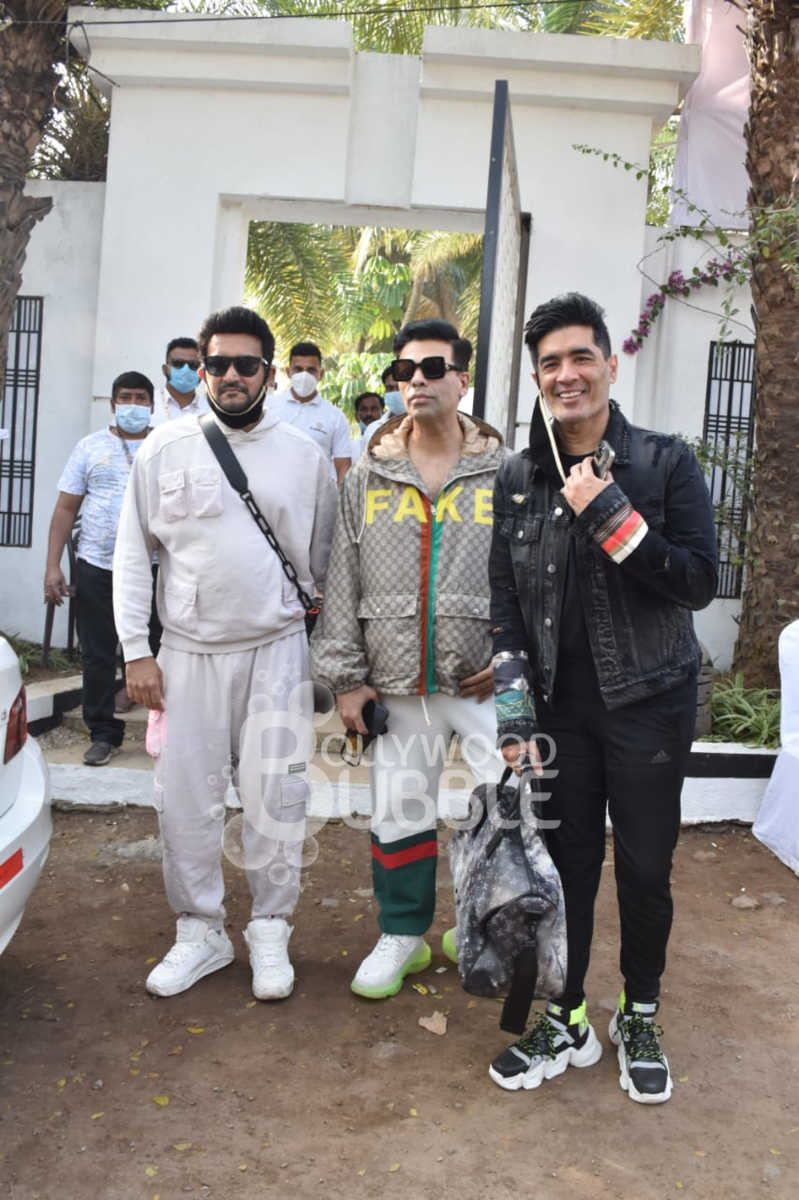 Karan Johar, Shashank Khaitan, Manish Malhotra