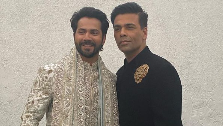 Varun Dhawan and Karan Johar