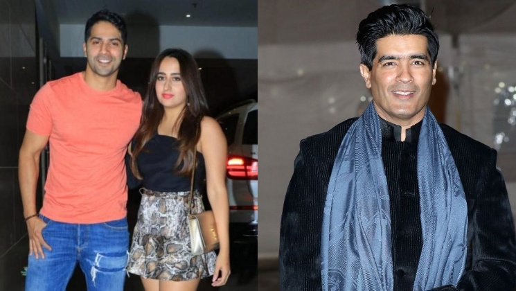 Varun Dhawan, Natasha Dalal, Manish Malhotra