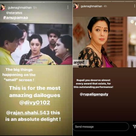 Gul Khan praises Rupali Ganguly for Anupamaa