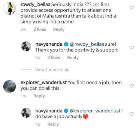Navya trolled 