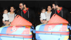 Karan Patel and Ankita Bhargava look mesmerised by baby Mehr as they get papped at the airport