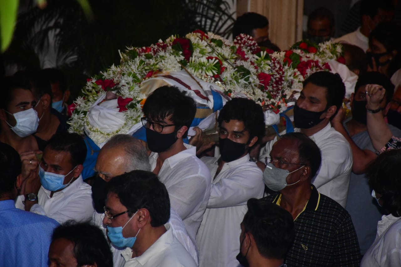 Rajiv Kapoor last rites