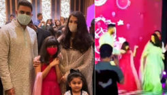 Aishwarya Rai and Abhishek Bachchan groove to Desi Girl at a wedding with daughter Aaradhya; watch video