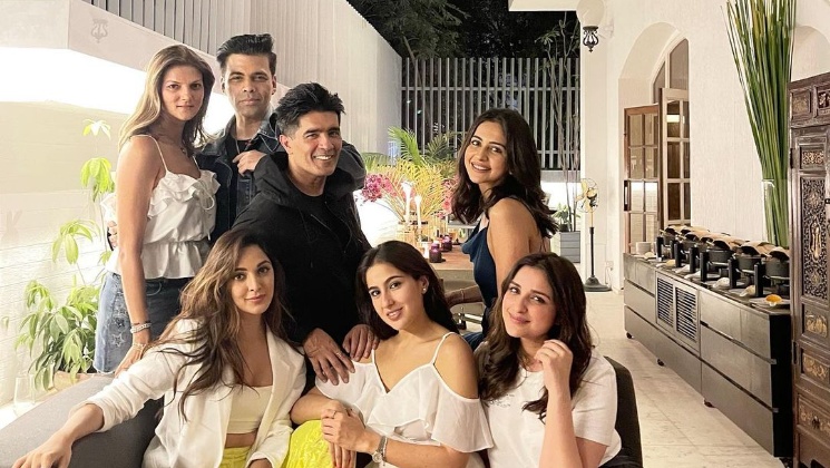 Karan Johar, Sara Ali Khan, Kiara Advani, Parineeti Chopra, Manish Malhotra