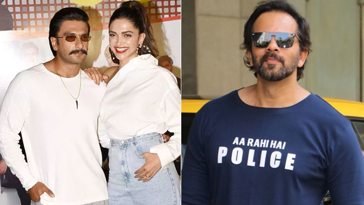 Deepika Padukone, Ranveer Singh, Rohit Shetty