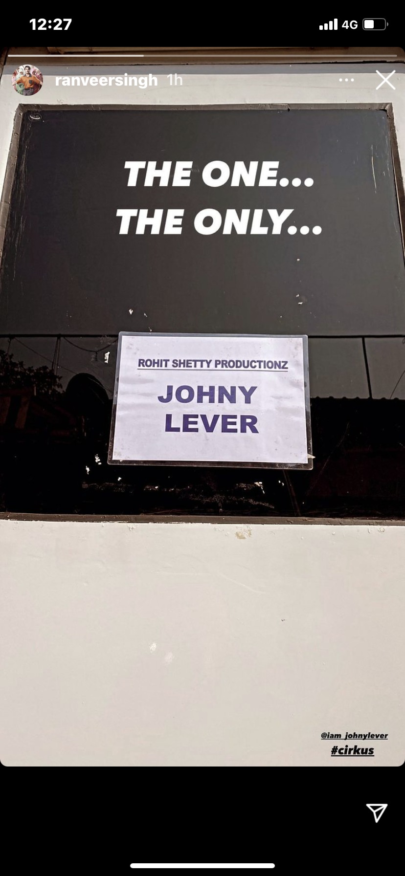 Ranveer Singh and Johny Lever in Cirkus