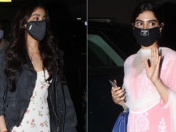 Khushi Kapoor Janhvi Kapoor airport
