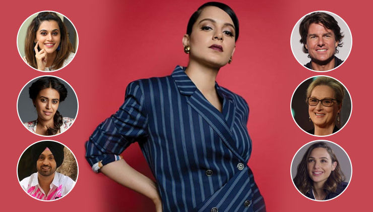 Is Kangana Ranaut dried out of Indian celeb names that she's started comparing herself to Hollywood legends?