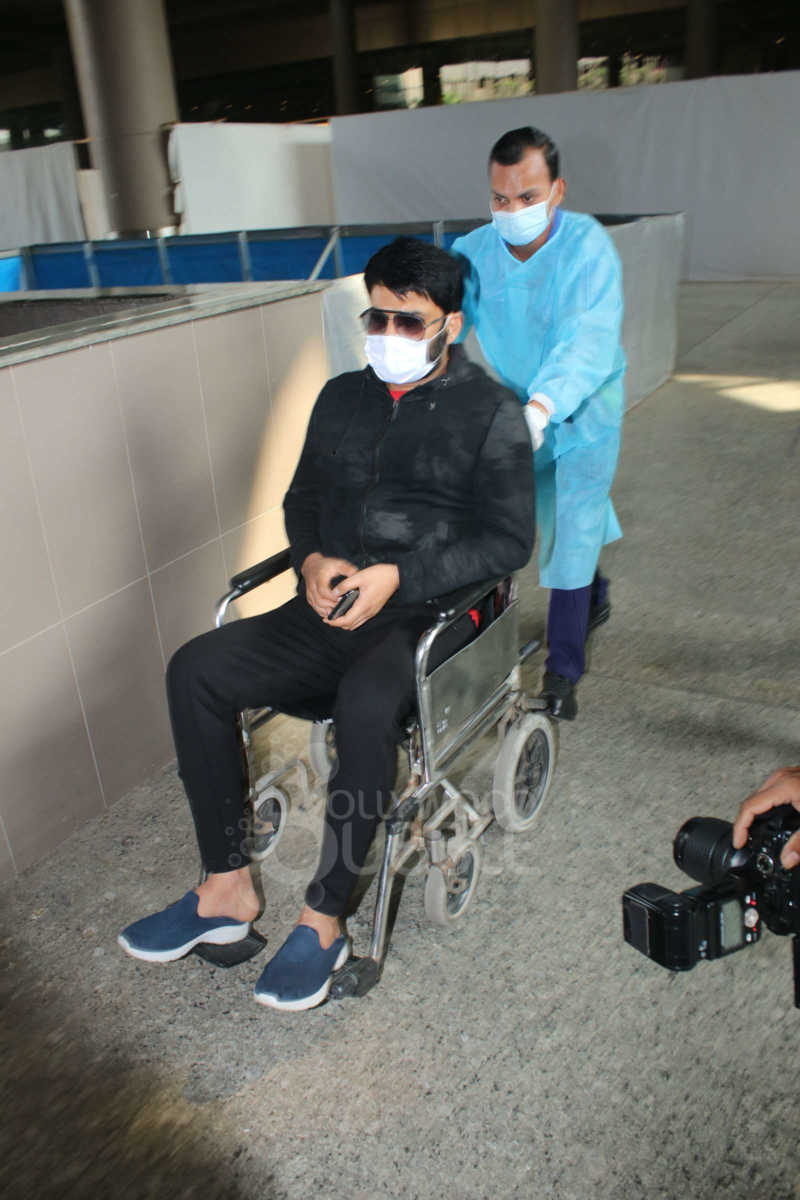 Kapil Sharma injured airport