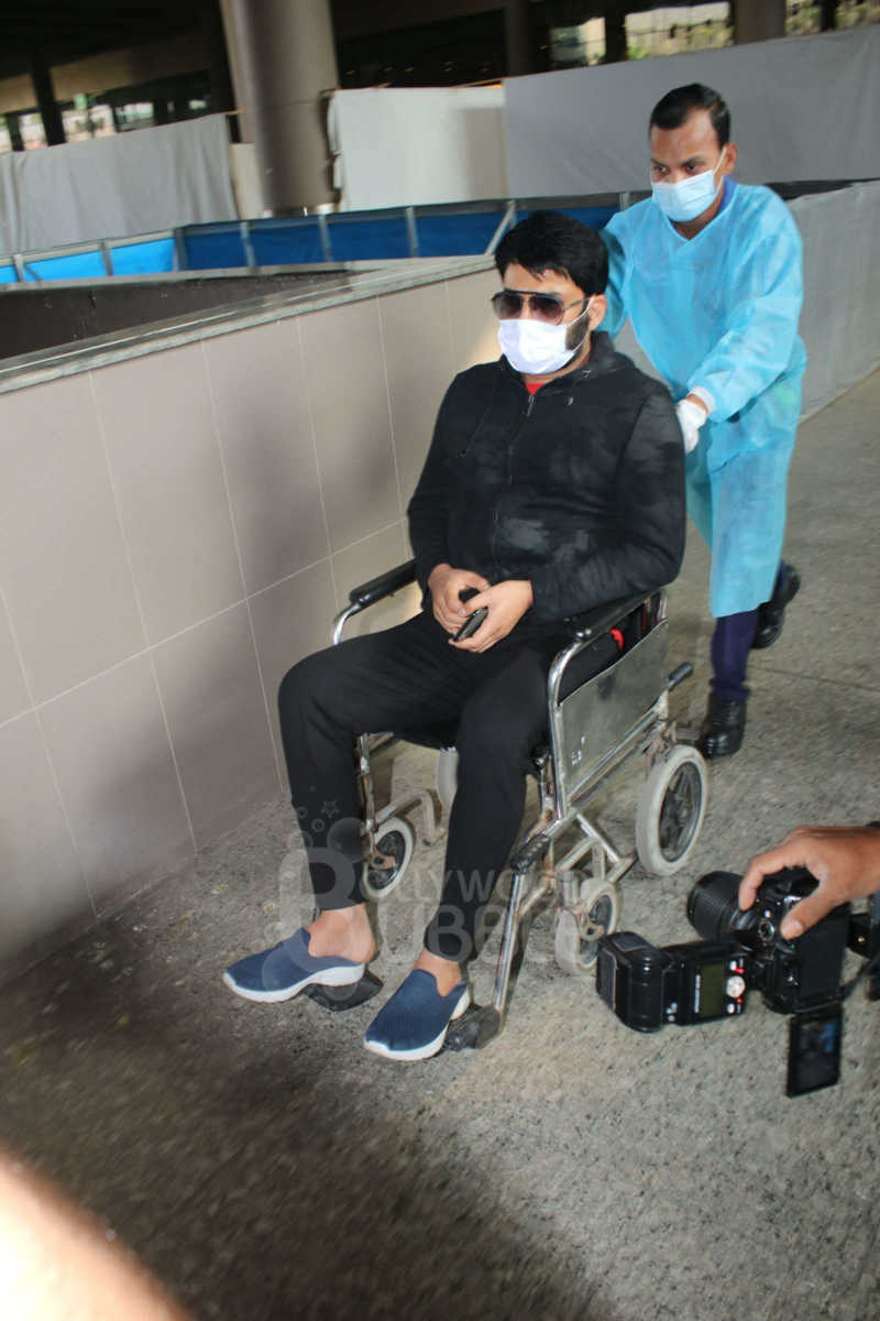 Kapil Sharma injured airport