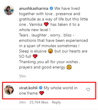 Virat Kohli, Anushka Sharma, Vamika