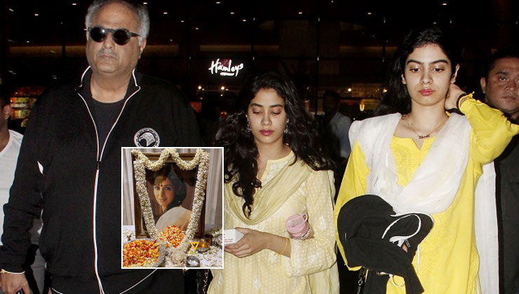 sridevi kapoor death anniversary janhvi khushi boney