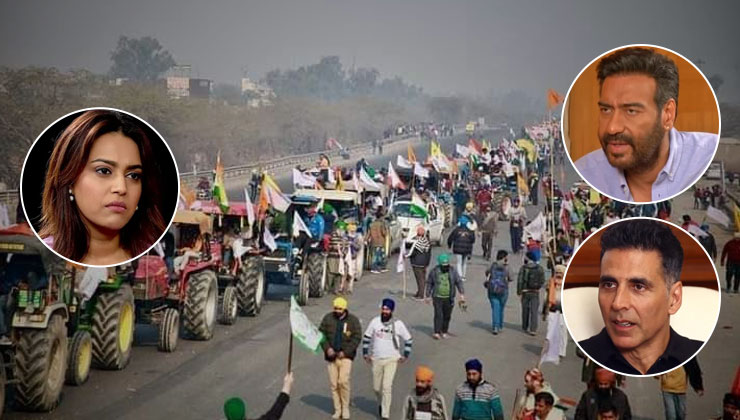 Swara Bhasker, Akshay Kumar, Ajay Devgn, Farmer's Protest