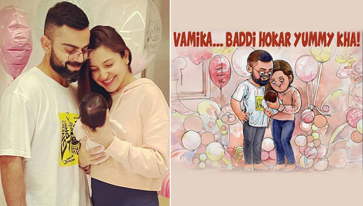 Virat Kohli, Anushka Sharma, Vamika