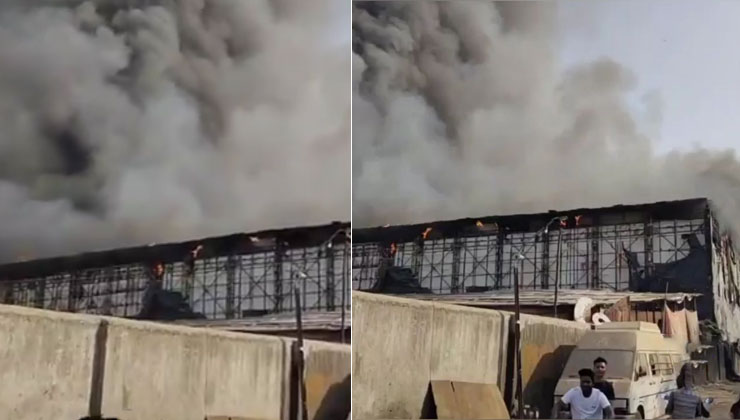 Adipurush fire on sets