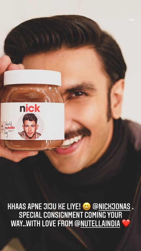 Ranveer Singh, Nick Jonas