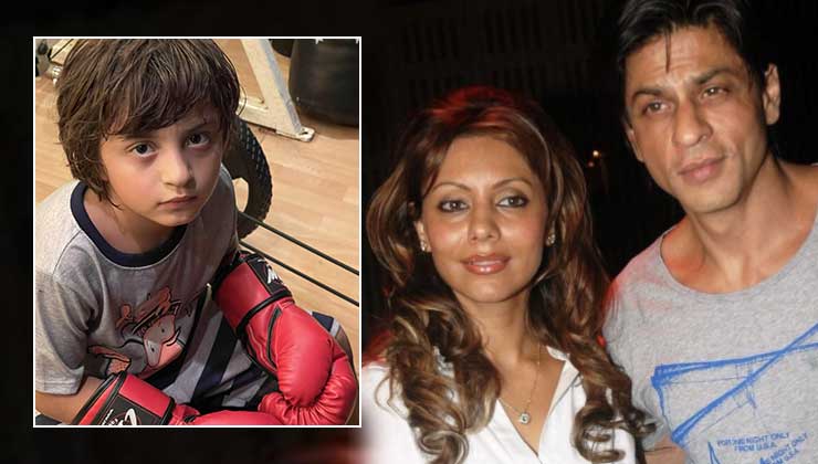 AbRam Khan mike tyson pic Shah rukh khan