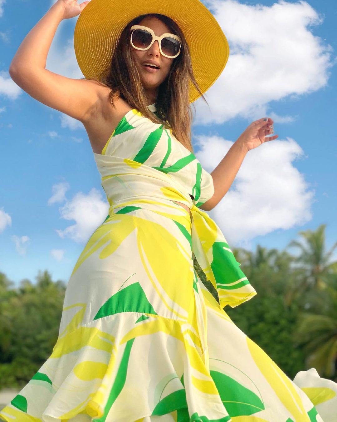 Hina Khan, Maldives, Rocky Jaiswal, HiRo, Summer, Hina Khan summer outfit, Hina Khan bikini, Hina Khan swimsuit,