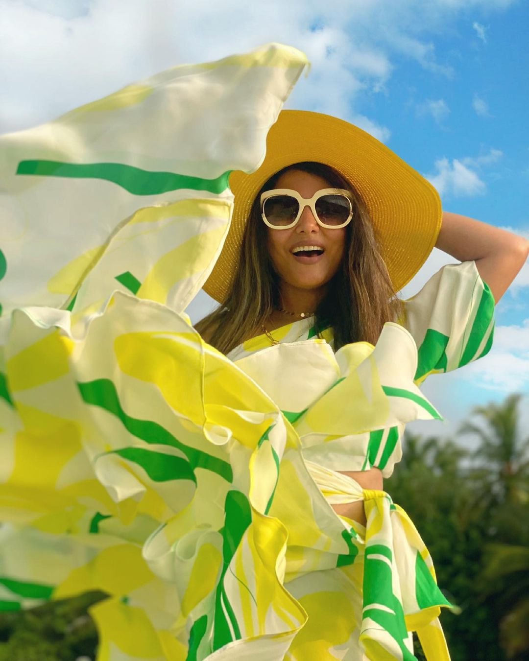 Hina Khan, Maldives, Rocky Jaiswal, HiRo, Summer, Hina Khan summer outfit, Hina Khan bikini, Hina Khan swimsuit,