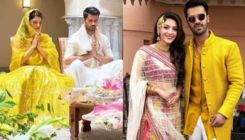 Phillauri actress Mehreen Pirzada gets engaged to Bhavya Bishnoi in Jaipur; check out inside pics & videos