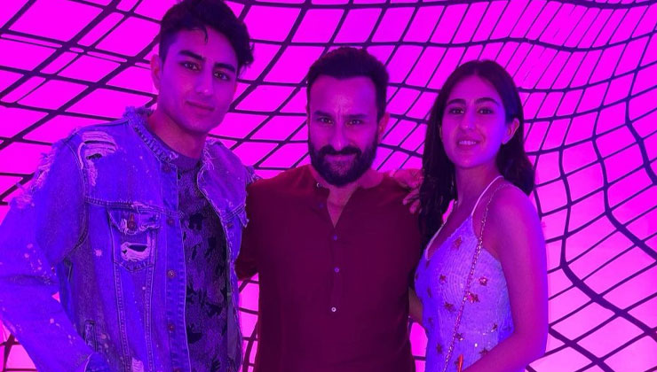 ibrahim ali khan, saif ali khan, sara ali khan
