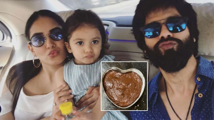 shahid kapoor mira misha cake