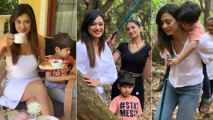 Shweta Tiwari, Palak Tiwari, Reyansh,