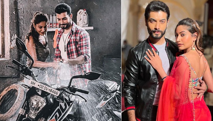 Surbhi Chandna and Sharad Malhotra are ‘drenched’ in love in the first pic from their music video