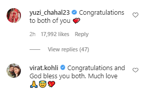 Congratulatory messages for Jasprit Bumrah