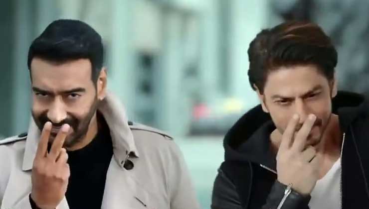 Ajay Devgn, Shah Rukh Khan, AJay SRK Vimal Ad