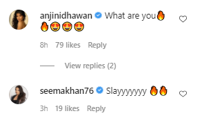 Comments on Shanaya's pictures