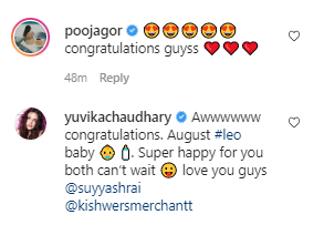 Celebs comments on Kishwer and Suyyash pregnancy