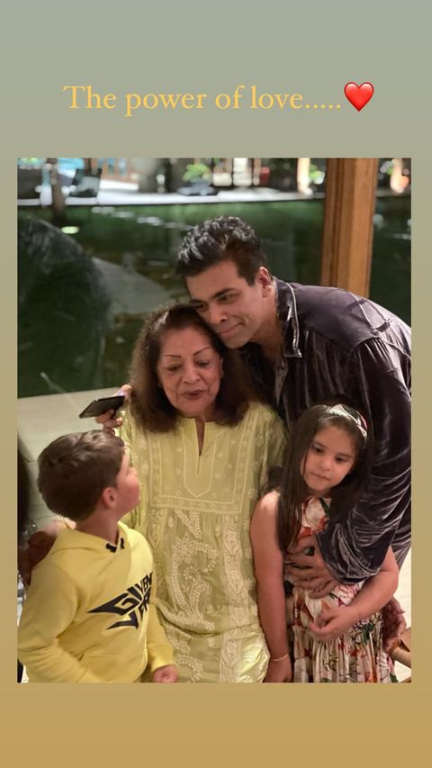 Karan Johar, Hiroo Johar 