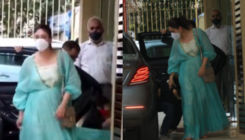VIDEO: Taimur hits his head on a glass door as he arrives with mom Kareena Kapoor at aunt Karisma's residence