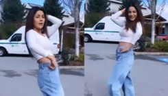 Shehnaaz Gill WINS hearts with her 'thumkas' as she grooves to Vilaayti Sharab on the streets of Canada; Watch