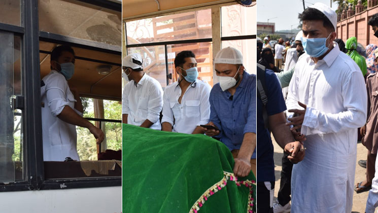 Gauahar Khan father funeral, Zaid Darbar