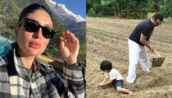 Kareena Kapoor Khan's favourite boys Saif Ali Khan and Taimur are busy planting trees on World Earth Day