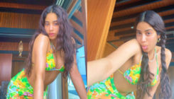 Janhvi Kapoor turns into an island girl; sets the temperature soaring in floral print bikini