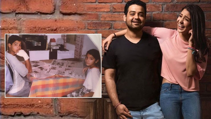 Anushka Sharma shares a childhood pic with brother Karnesh Sharma