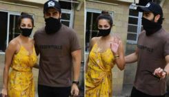 Lovebirds Malaika Arora and Arjun Kapoor arrive in style at her parents' Easter lunch; view pics