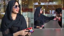 Arshi Khan is SHOCKED as a fan 'kisses' her without consent at the airport; Watch Viral Video