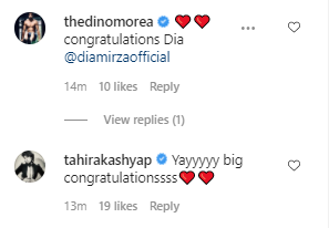Celebs congratulate Dia Mirza on her pregnancy