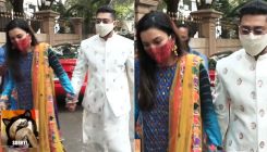 Gauahar Khan and Zaid Darbar look royal for their first Eid celebration post wedding; couple avoids paps
