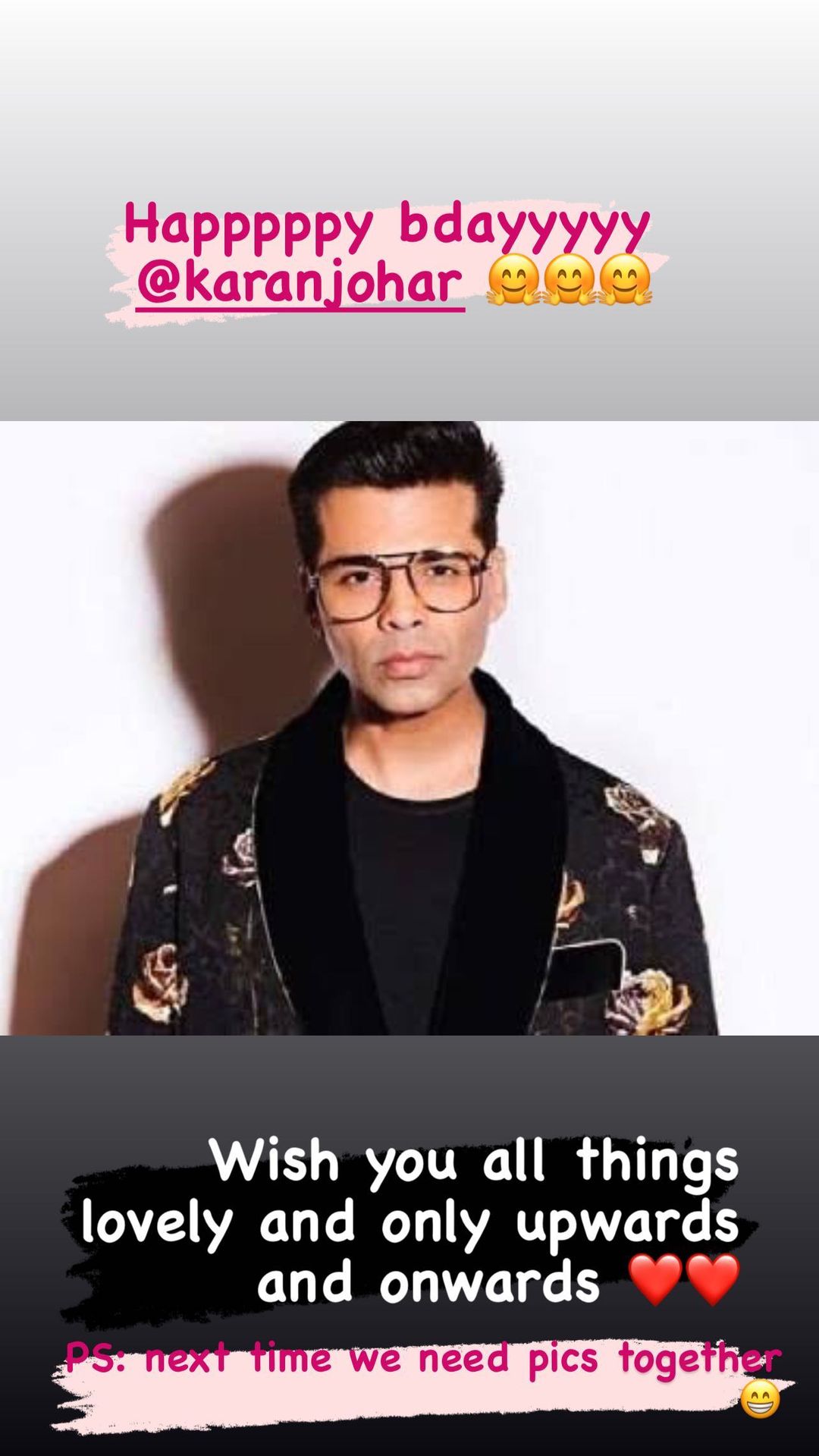 karan johar birthday pic, rakul preet singh instagram, 