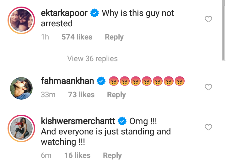 Celebs comments on Shweta Tiwari's post